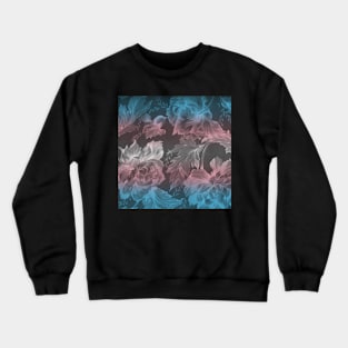 Trans Floral Design subtle Crewneck Sweatshirt